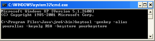 Create CSR Orion Application Web Server